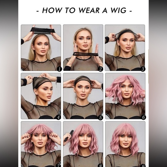 Long W/ Bangs Wavy Wig 💇‍♀️ - Picture 3 of 5